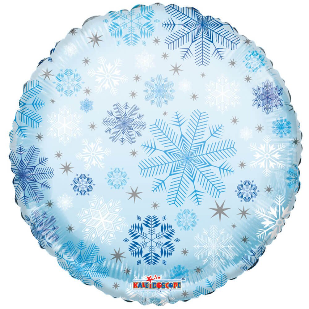 Foil Balloon Snowflakes Pattern 18 Inch