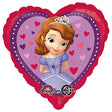 Foil Balloon Girls Sofia The First Love 18 Inch