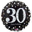 Foil Balloon 18 Inch Sparkling Birthday 30