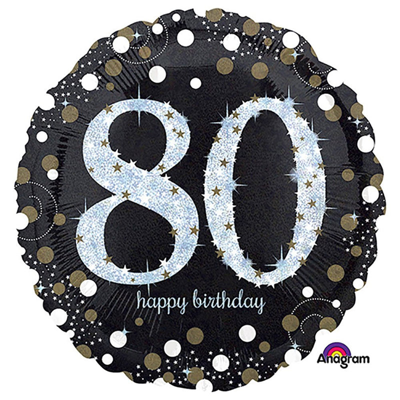 Foil Balloon 80th Birthday