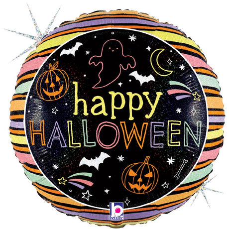 Halloween Foil Balloon - Spooky Pastel 18 Inch