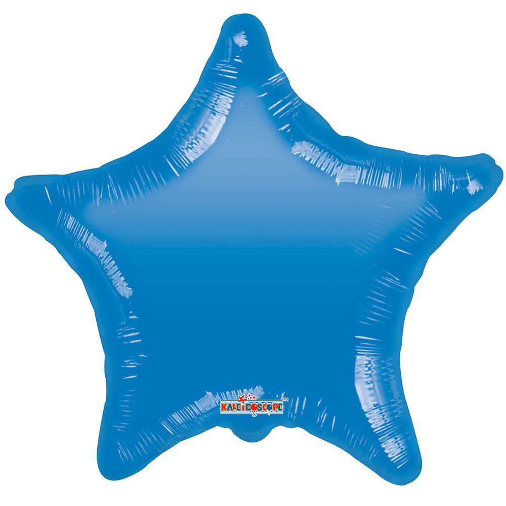 Star Balloon Blue Gellibean 18 Inch