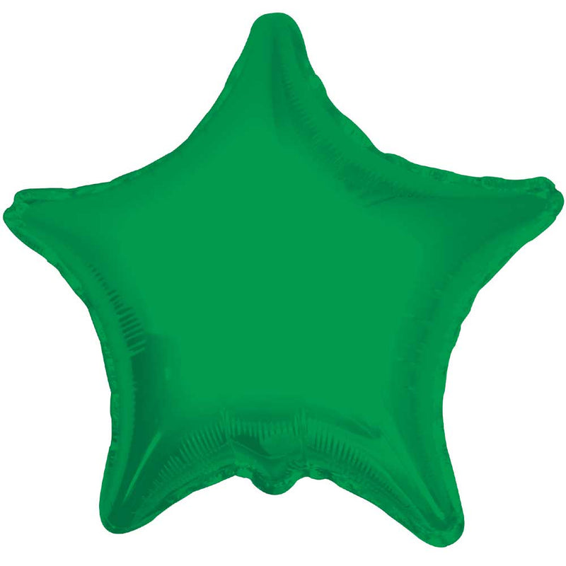 Star Emerald Green Foil Balloon