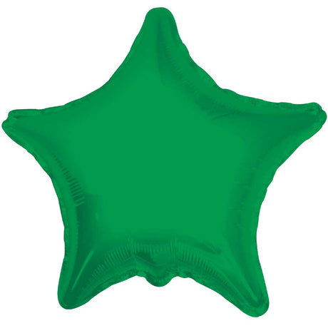 Star Emerald Green Foil Balloon