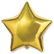 Foil Balloon 18 Inch Star Gold