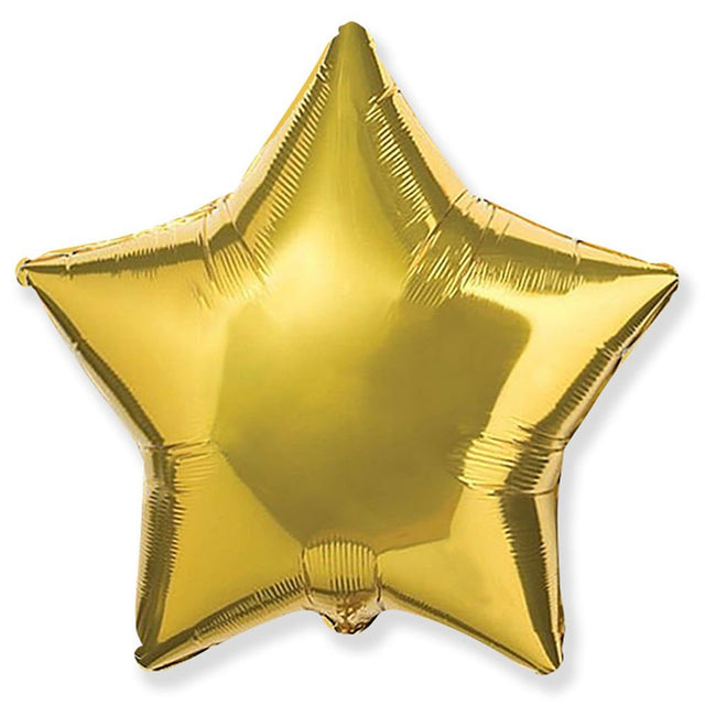 Foil Balloon 18 Inch Star Gold