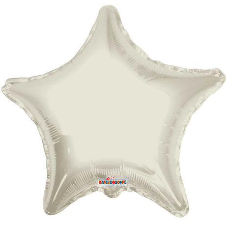 Ivory Star Foil Balloon