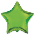 18 Inch Star Lime Green Foil Balloon