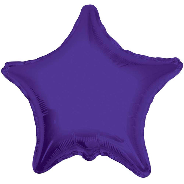 Purple Star Foil Balloon