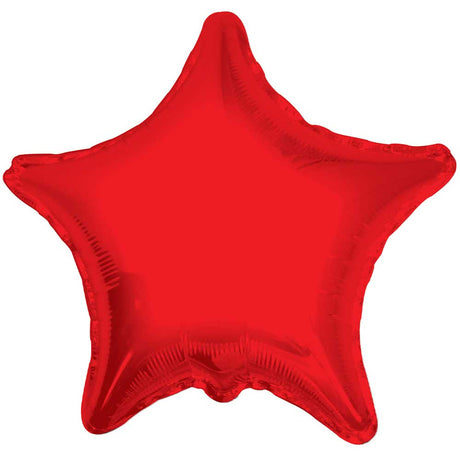 Red Star Foil Balloon