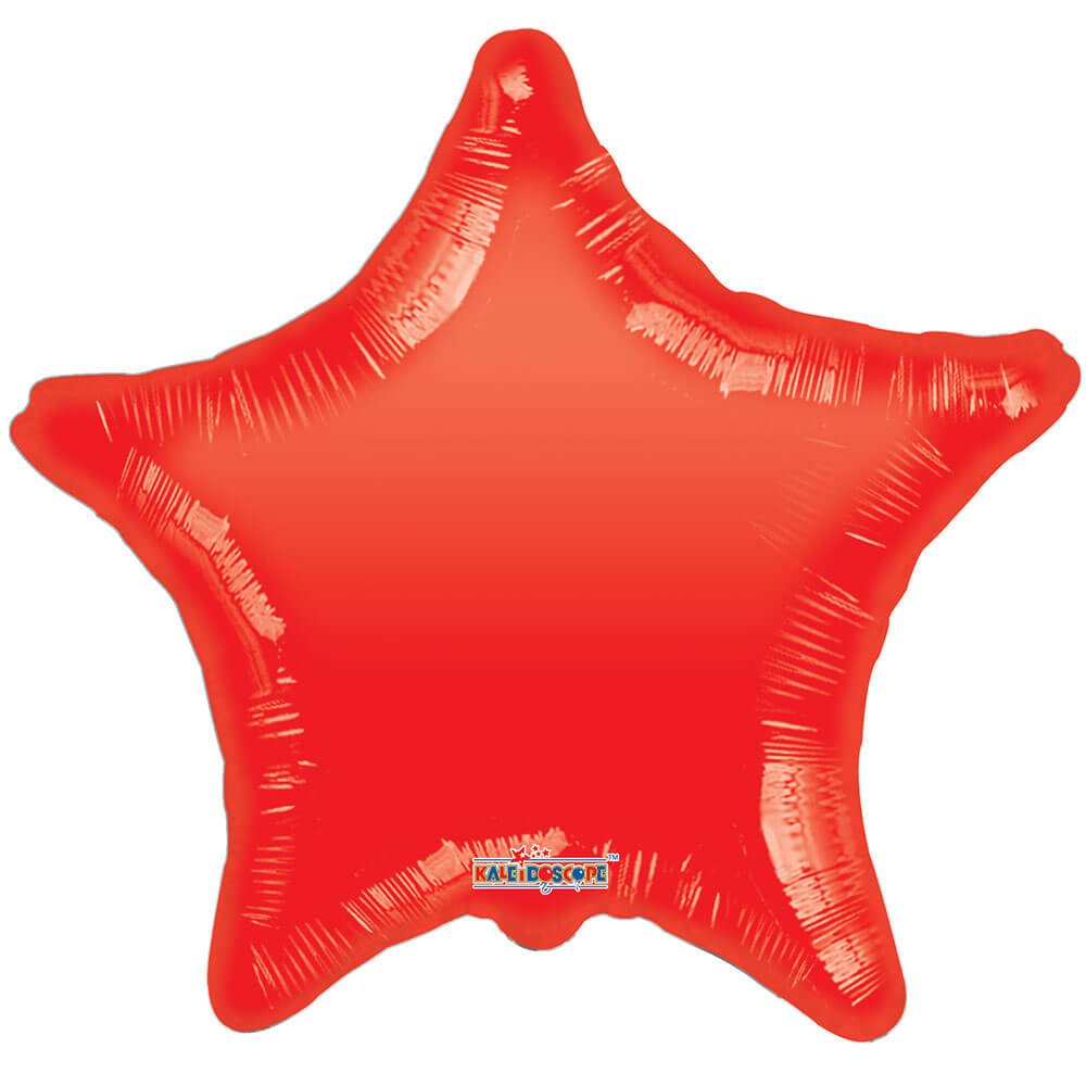 Star Balloon Red Gellibean 18 Inch