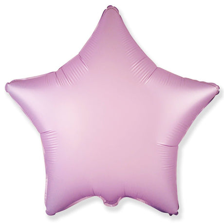Star Foil Balloon Satin Pastel Lilac