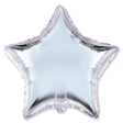 Silver Star Foil Balloon 18 Inch
