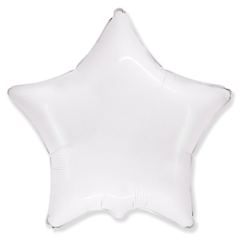 Star White Foil Balloon