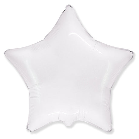 Star White Foil Balloon