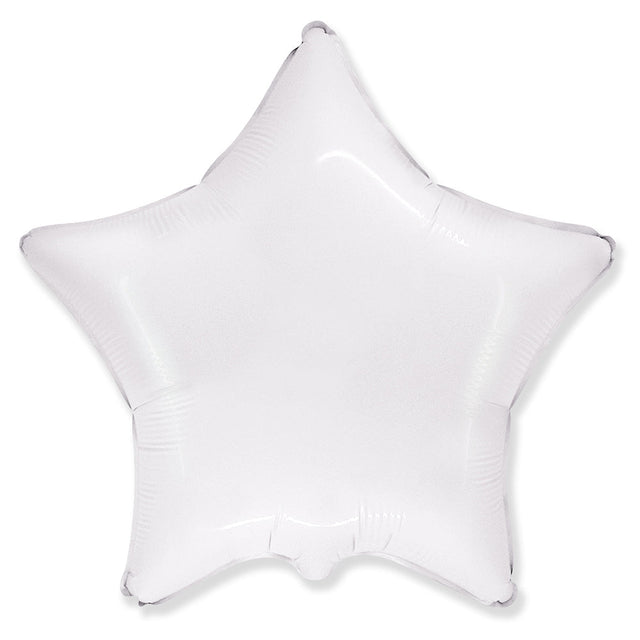 Star White Foil Balloon