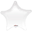 Plastic Balloon 18 Inch White Star
