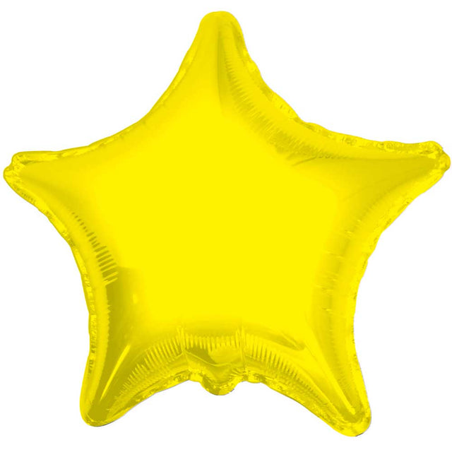 Foil Balloon 18 Inch Star Yellow