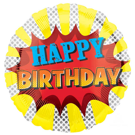 Foil Balloon Super Hero Birthday