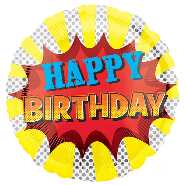 Foil Balloon Super Hero Birthday