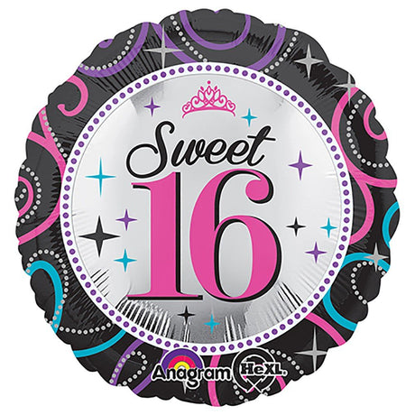 Sweet 16 Sparkle Foil Balloon