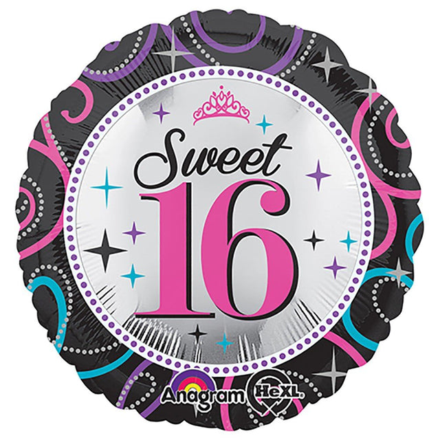 Sweet 16 Sparkle Foil Balloon