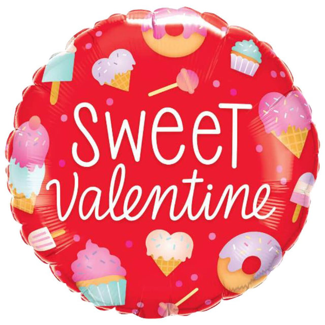 Foil Balloon Sweet Valentine 18 Inch