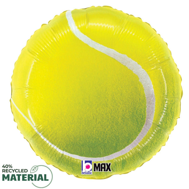 Tennis Ball Foil Balloon 18 Inch