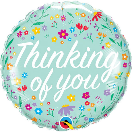 Foil Balloon Thinking of You Petite Floral