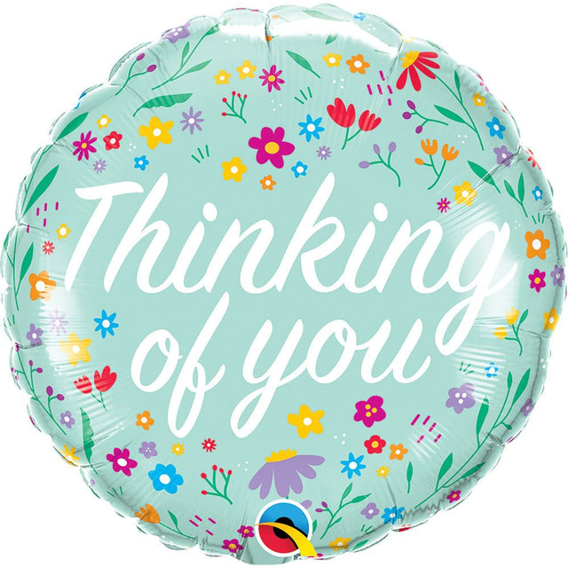 Foil Balloon Thinking of You Petite Floral