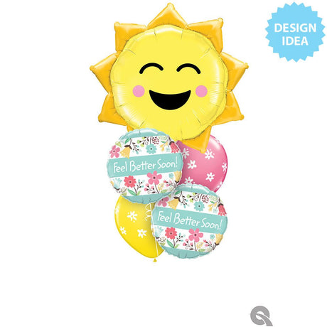 Foil Balloon Thinking of You Petite Floral
