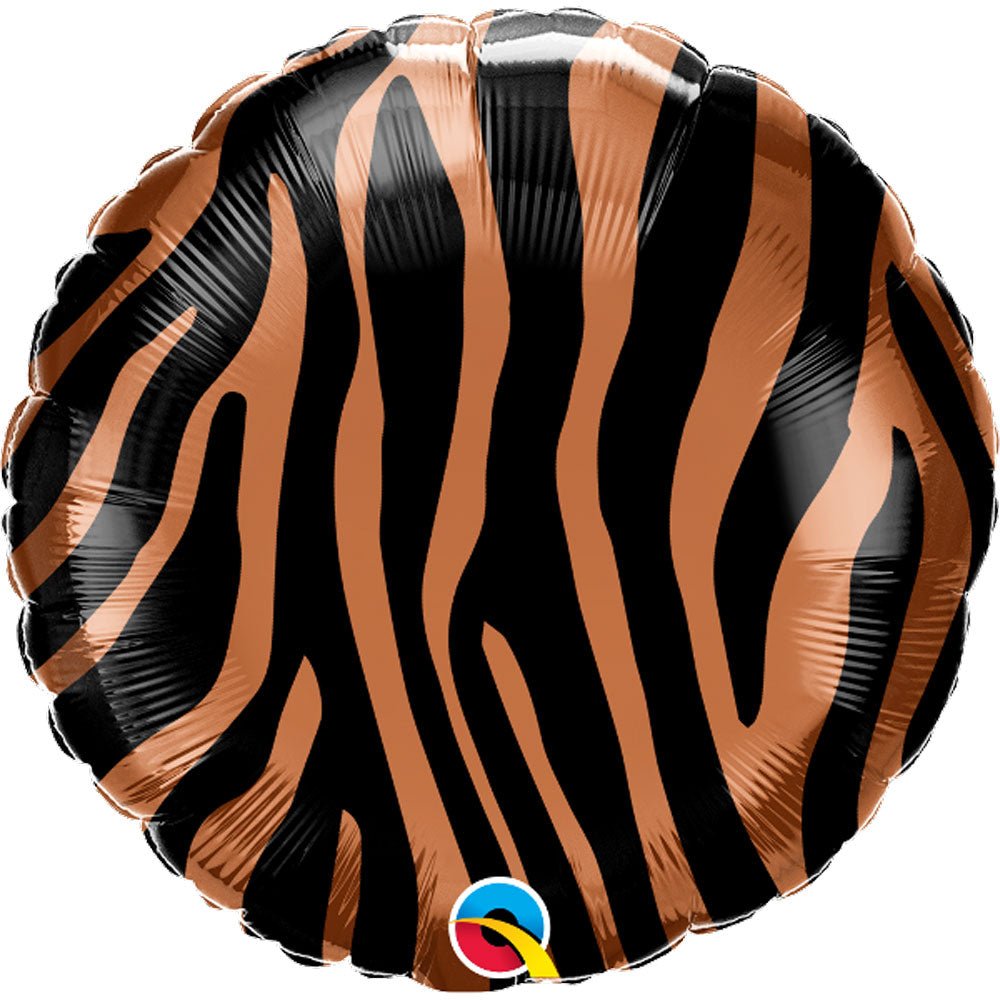 Foil Balloon Tiger Stripes Pattern