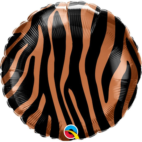 Foil Balloon Tiger Stripes Pattern