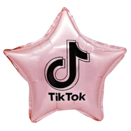 Foil Balloon TikTok Star Rose Gold