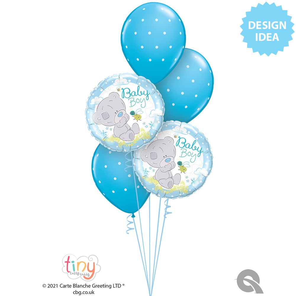 Foil Balloon Tiny Tatty Teddy Baby Boy