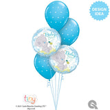 Foil Balloon Tiny Tatty Teddy Baby Boy