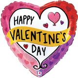 18 Inch Valentine Holographic Foil Balloon