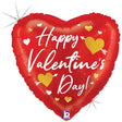 Valentine Heart Arrows Foil Balloon