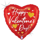 Valentine Heart Arrows Foil Balloon