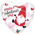 Valentine's Day Gnome Foil Balloon