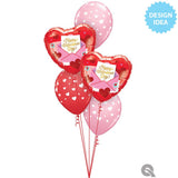 Valentine's Love Letter Foil Balloon