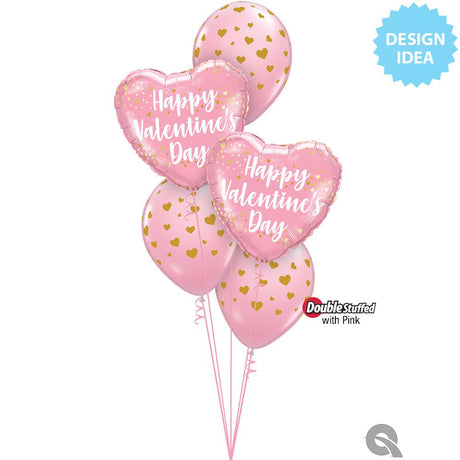 Foil Balloon Valentine's Pink 18 Inch