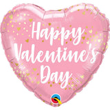 Foil Balloon Valentine's Pink 18 Inch