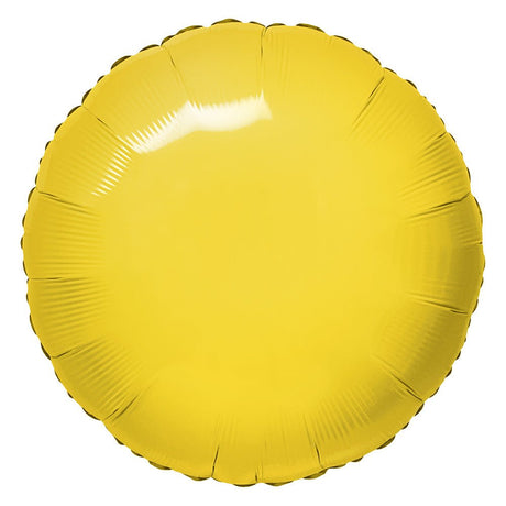 Foil Balloon 18 Inch Vibrant Yellow