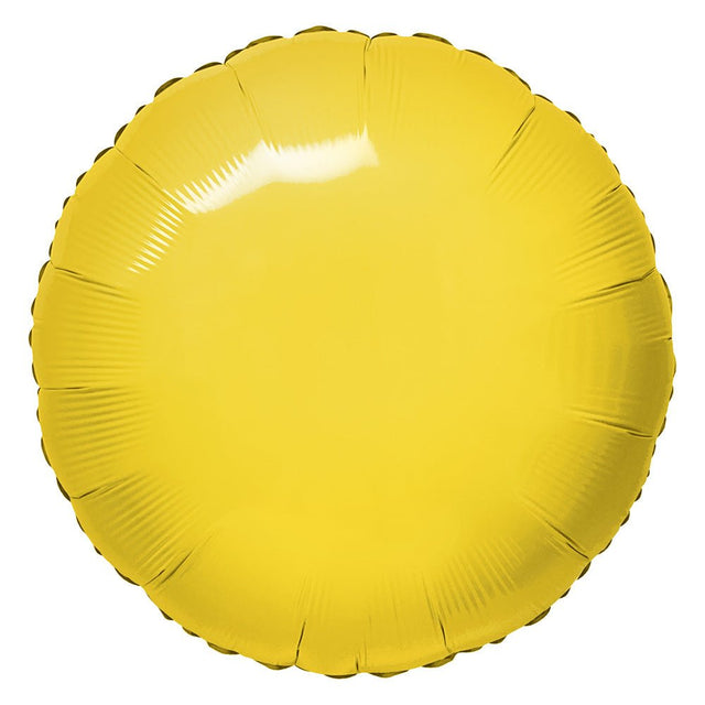 Foil Balloon 18 Inch Vibrant Yellow