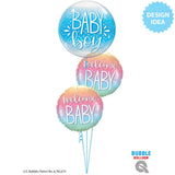 Foil Balloon Welcome Baby Confetti Dots