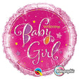 Foil Balloon Baby Girl Stars 18 Inch