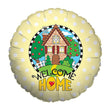 Welcome Home Yellow Foil Balloon
