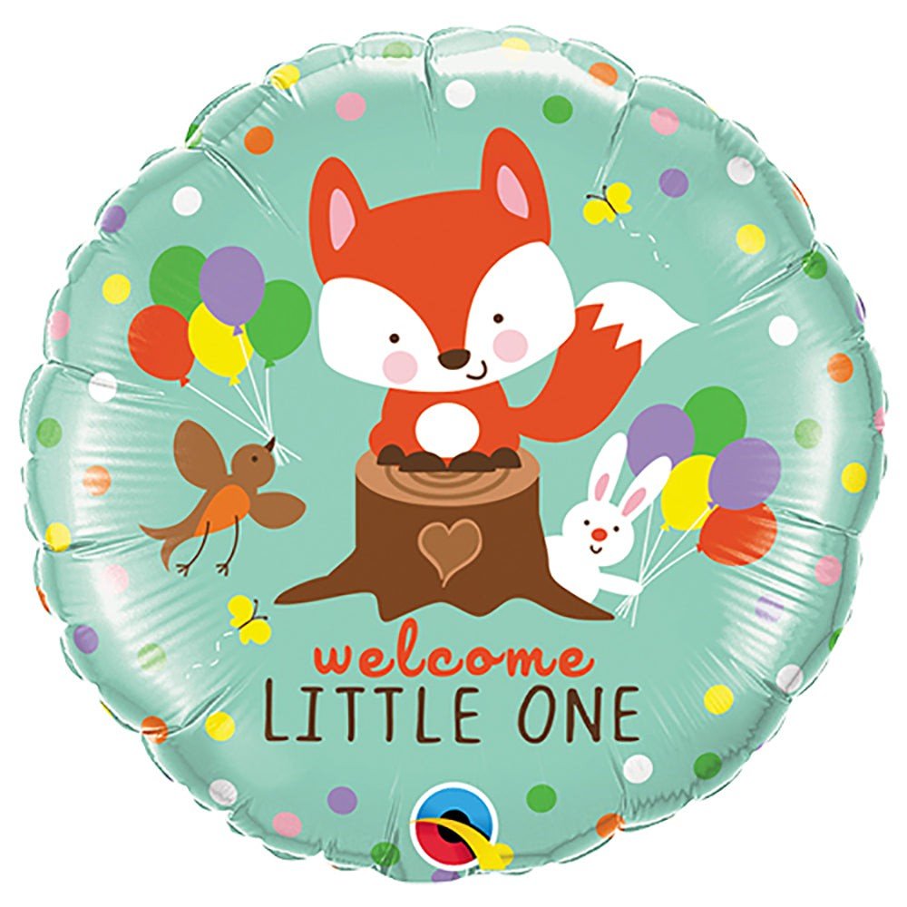 Foil Balloon Welcome Little Fox & Friends