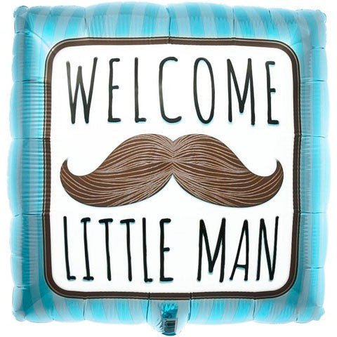 Foil Balloon Welcome Little Man
